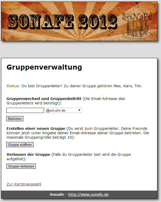 Gruppenverwaltung